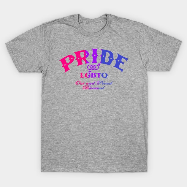 Bisexual Pride - CBs style - Bi Pride Flag T-Shirt by ianscott76